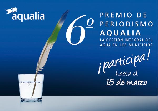 El Premio de Periodismo Aqualia amplía el plazo de recepción de candidaturas hasta el 15 de marzo